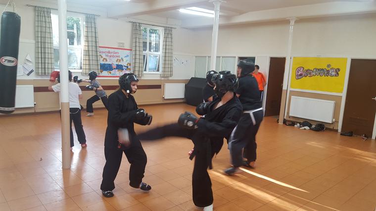 Sparring practice, 2017 — Newmillerdam Karate Club